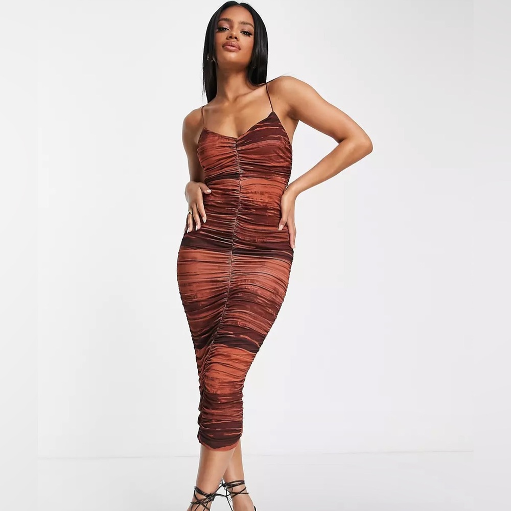 [ASOS] Ruched Dress